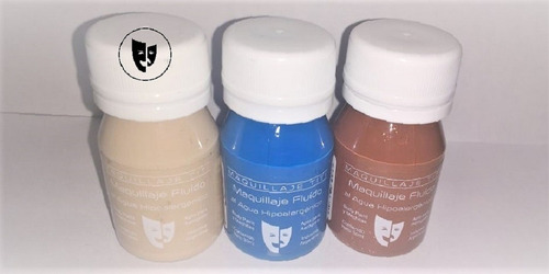 Imagen 1 de 1 de Body Paint Al Agua Maquillaje Titi 30cc - Natural
