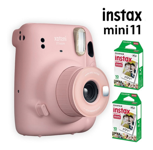 Camera Instax Mini 11 Com 20 Filmes Polaroid Fujifilm Brinde