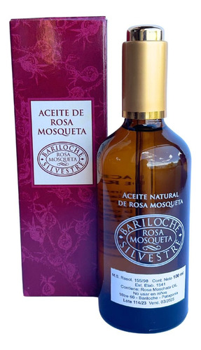 Aceite De Rosa Mosqueta X 100 Ml Bariloche Silvestre