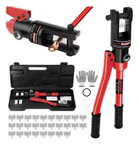 Comprar ATVERCE 16 Ton Ponchadora Pinza Hidraulica Set 34 Pzs Dados 4-300mm YQK-300 Para Cables
