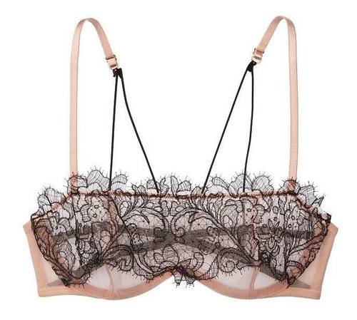 Conjunto Bra Balconnet Encaje Victoria's Secret S