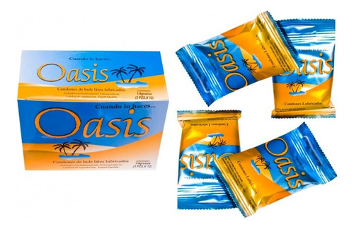 Condones Oasis 12 Bolsas Con 3 Piezas Cada Uno