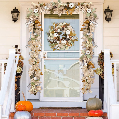 Decoración De Otoño - Guirnalda De Otoño - Guirnalda De
