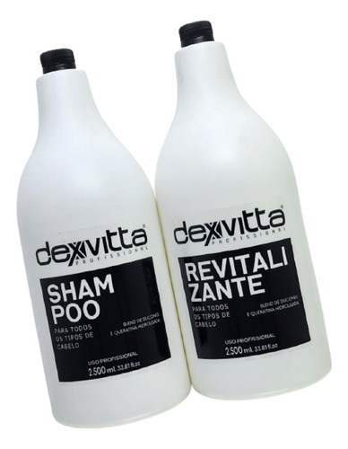 Kit Lavatório Shampoo 2500ml - Revitalizante 2500ml Dexvitta