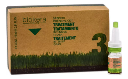 Tratamiento Caja De Ampolletas Intensivo Para Cabello Graso