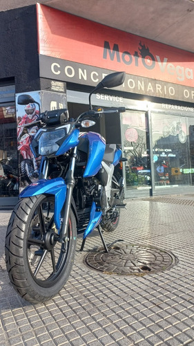 Imagen 20 de 24 de Tvs Rtr 160 New Model Azul Tipo Ns Fz Gixxer Motovega
