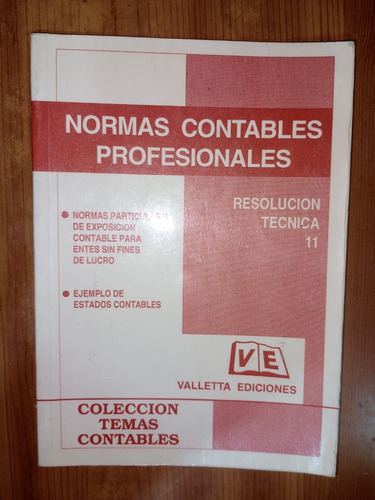 Normas Contables Profesionales Resolución Técnica 11 