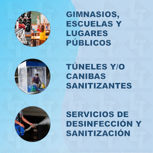 Desinfectante Sanitizante Sales Cuaternarias De Amonio 1 L
