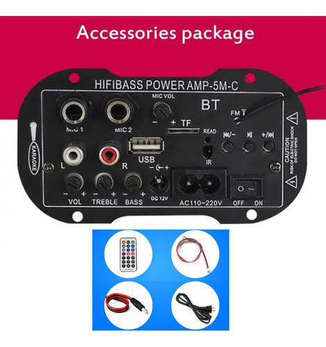 . Placa De Módulo De Receptor De Audio Estéreo Bluetooth