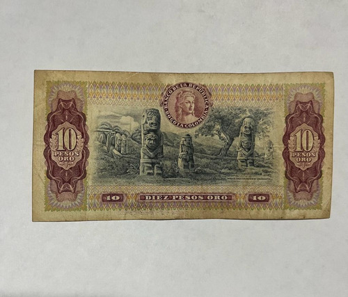 Billetes De Colección 5-10 Pesos Oro Colombia 1979-80 3 Unds (Usado)