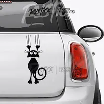 Comprar Calco Gato Trepando Mascota Garra De Gato Tatoo Tuning 20cm