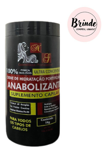 Máscara Capilar Anabolizante 1kg Ng Cosméticos