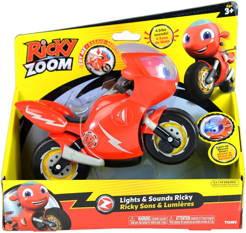 Ricky Zoom Motocicleta Con Luces Y Sonidos 