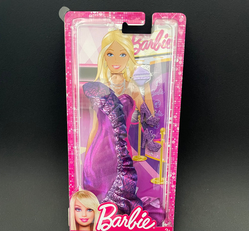 Barbie Fashionista Ropa  Ruffled Glam Gown Set 2012