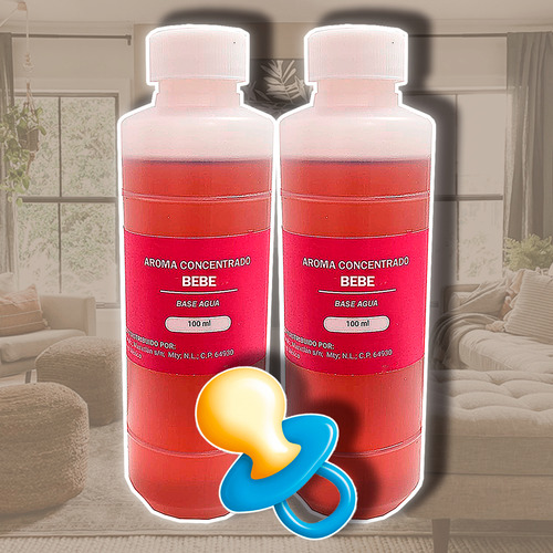 Esencia Aroma Ambiental Concentrado Bebe Base Agua - 200ml