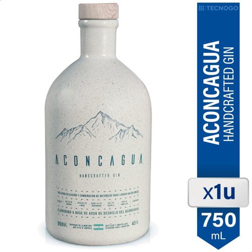 Gin Aconcagua London Dry Cardamomo Y Lemongrass 750ml 
