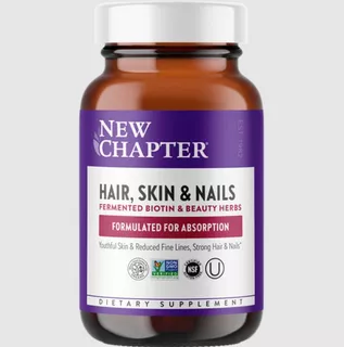 New Chapter | Hair, Skin & Nails: Fermented Biotin | 30 Tabs