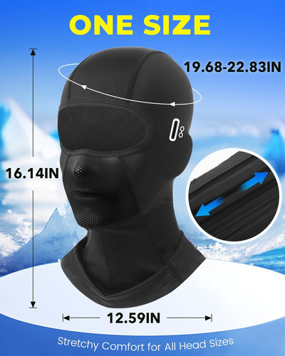 Pasamontañas Con Agujeros Para Gafas Para Hombres Y Mujeres,