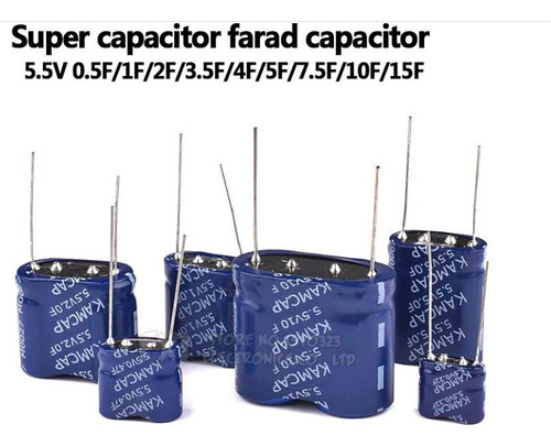 Super Capacitor 15 Faradios  / 5,5 Volts