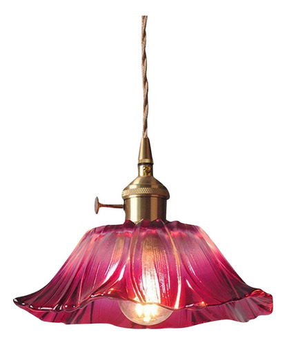 Lámpara Colgante Moderna, Iluminación De Morado Pequeño