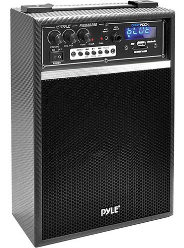 Pyle Pro Pwmab250bk 6.5  300 Watt Powered Portable Pa Speake