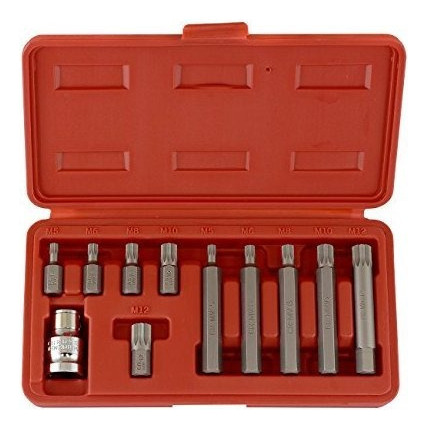 Neiko 10078a Xzn Triple Square Spline Bit 12 Puntos Set Crv