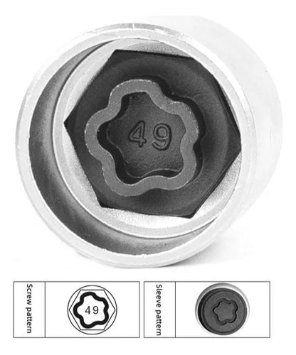 Dado Tuerca Seguridad P/bmw 049 - Generico