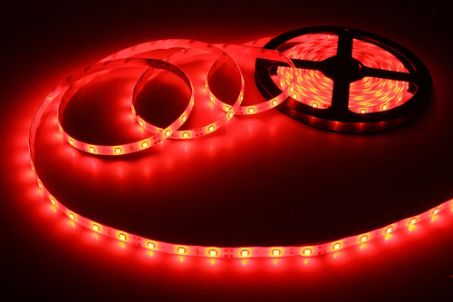 Fita Led 5 Metros Silicone Prova Dagua Diversas Cores Cor Da Luz Vermelho