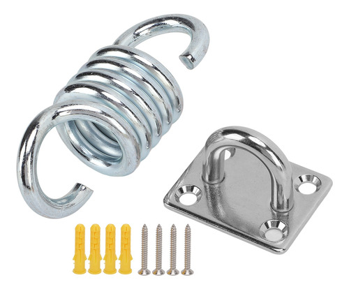 Kit Colgante Para Silla Hamaca Techo Giratorio De Acero Inox