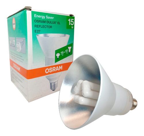 Lámpara De Bajo Consumo 15w Con Reflector Osram Dulux
