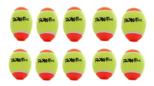 Bola De Beach Tennis Rakkettone 10 Bolas Pressão 50% Stage 2