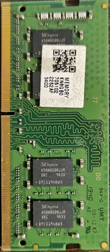 Memoria Ram Laptop Kingston 8gb Ddr4 2666mhz Sodimm (Usado)