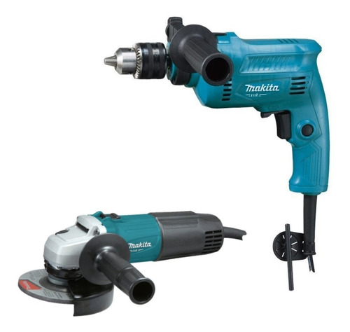 Taladro Percutor 1/2  Makita +pulidora De 4-1/2  Makita