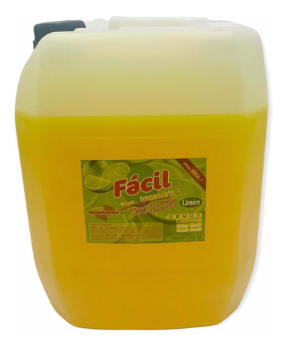 Fácil Detergente Lavaloza Jabon Líquido Para Trastes 10 Lts.