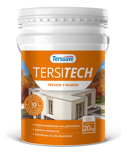 Tersitech Impermeabilizante Sin Fibra Tersuave 20kg - Color Verde