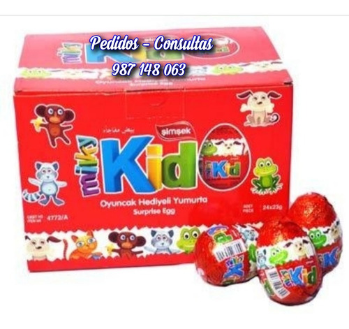 Huevo De Chocolate Sorpresa No Kinder Caja X 24un - Ego Toy