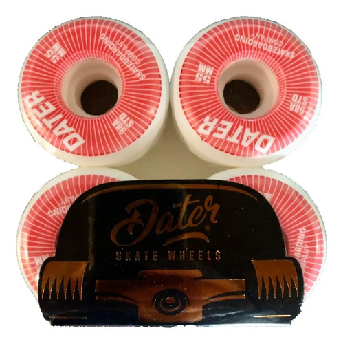 Ruedas De Skate Dater Modelo Rocksteady 55mm X 34mm 98a Spf