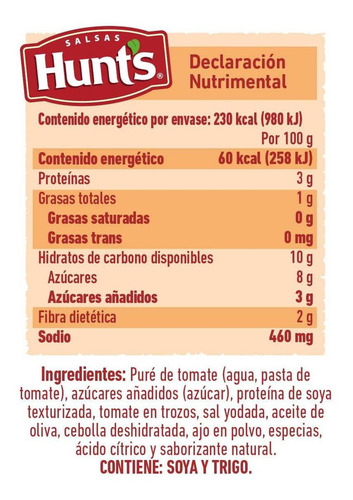 Salsa Hunts Bolognesa Vegana 380g