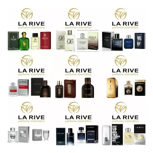 Kit Com 10 Perfumes La Rive + 10 Amostras 3 Ml - Original | Frete grátis