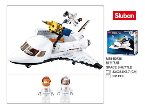 Sluban Estacion Espacial Transbordador Espacial. 231 Piezas
