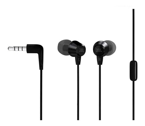 Audífono In Ear Con Micrófono Jblc50hi Conector Jack En L