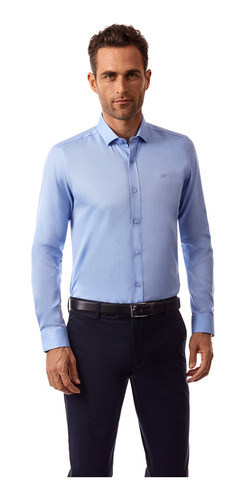 Camisa Hombre Vierzon Celeste  New Man