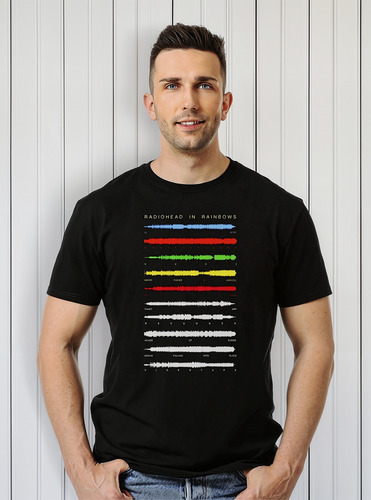 Polera Radiohead In Rainbows Waves Rock Bn Abominatron