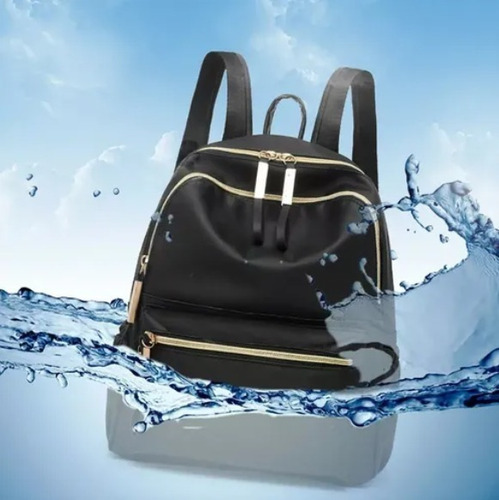 Imagen 5 de 10 de Bolsa Mochila De Moda Impermeable Cierre Antirrobo M005