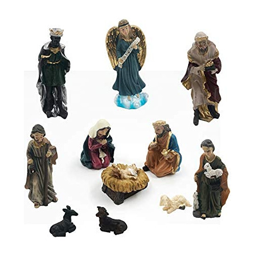 11 Unids/set Cristo Nacimiento De Jess Ornamento Regalos Bel