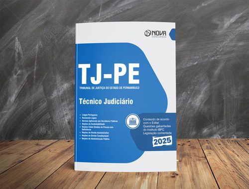 Apostila Tj Pe 2025 - Técnico Judiciário Do Tribunal De Justiça Do Estado De Pernambuco - Editora Nova