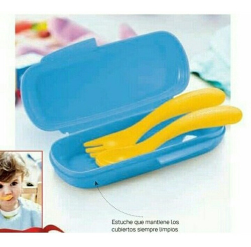 Estuche Porta Cubiertos Para Bebé Tupperware