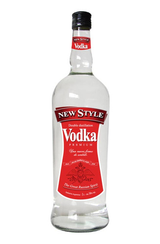 Vodka   1 Lt New Style Gin Y Vodka