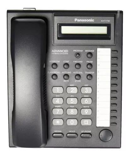 Teléfono Fijo Inalámbrico Panasonic KX-TGC350LAB Negro