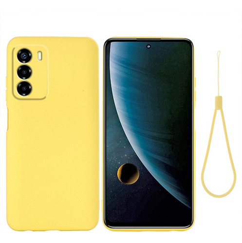 Compatible Funda De Silicona Líquida For Zte Axon 50 Lite